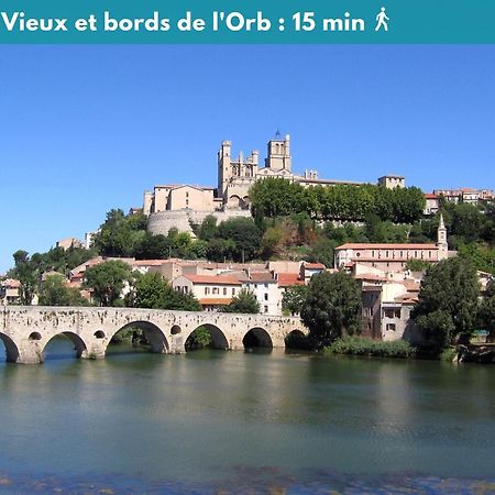 Elegant Studio Climatise 'Alma 2' - Coeur De Beziers - Wifi Fibre - Netflix Luaran gambar